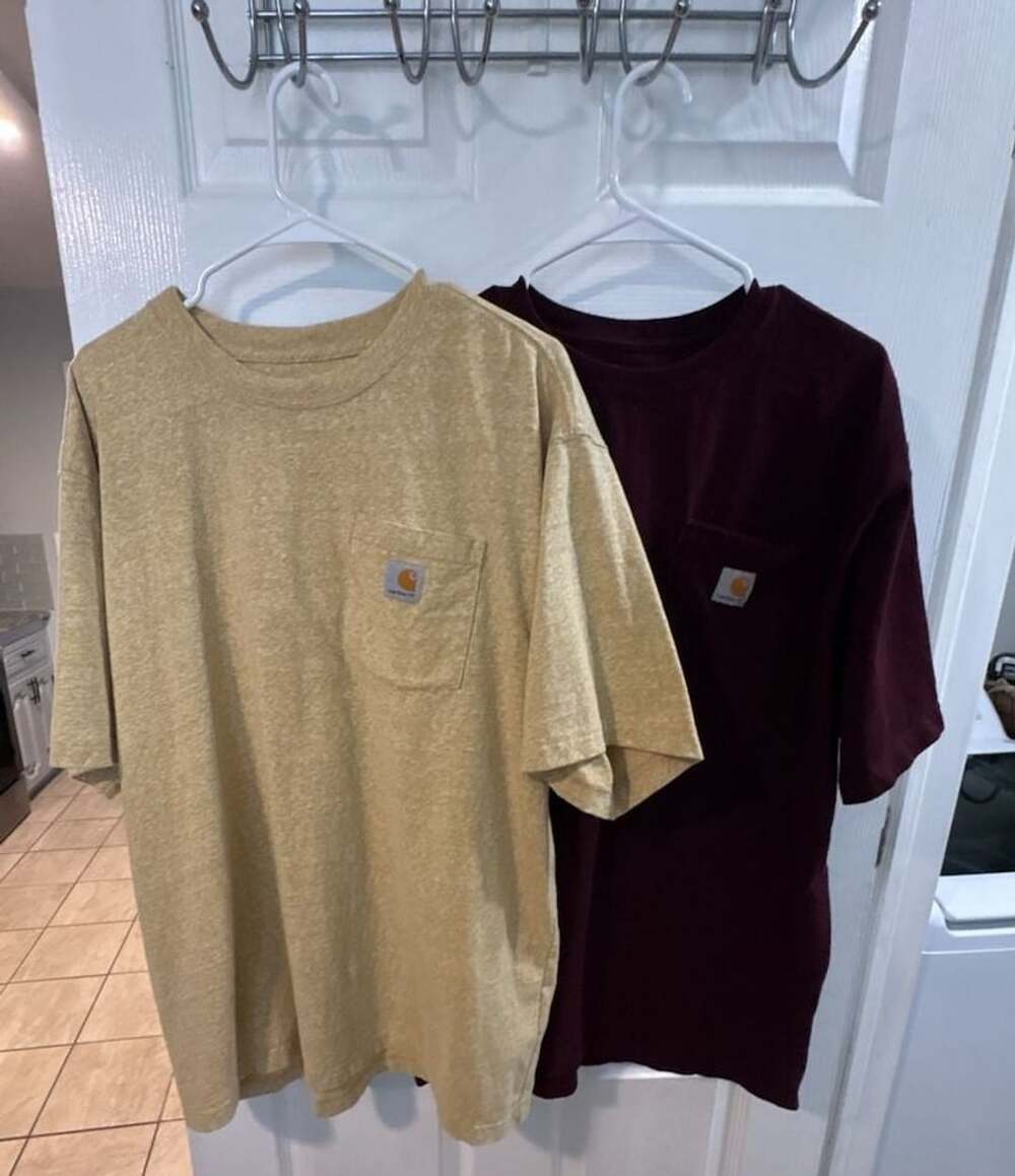Carhartt Pocket T-Shirt Lot of 2 Crew Neck Short Sleeve